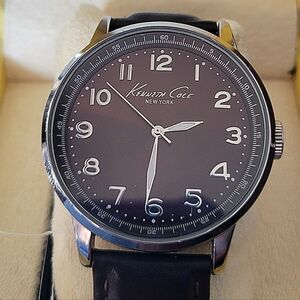 Kenneth Cole Black and Silver Men's Watch